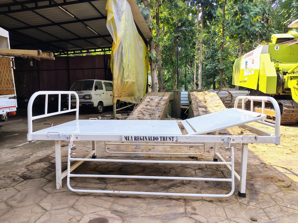 Hospital bed provided free of cost to needy patients by Reginaldo Trust