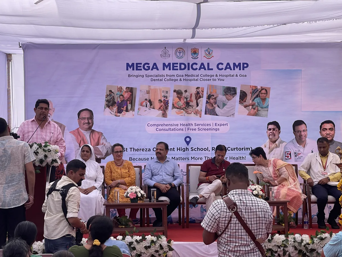 Mega medical camp bringing specialist doctors to Curtorim residents